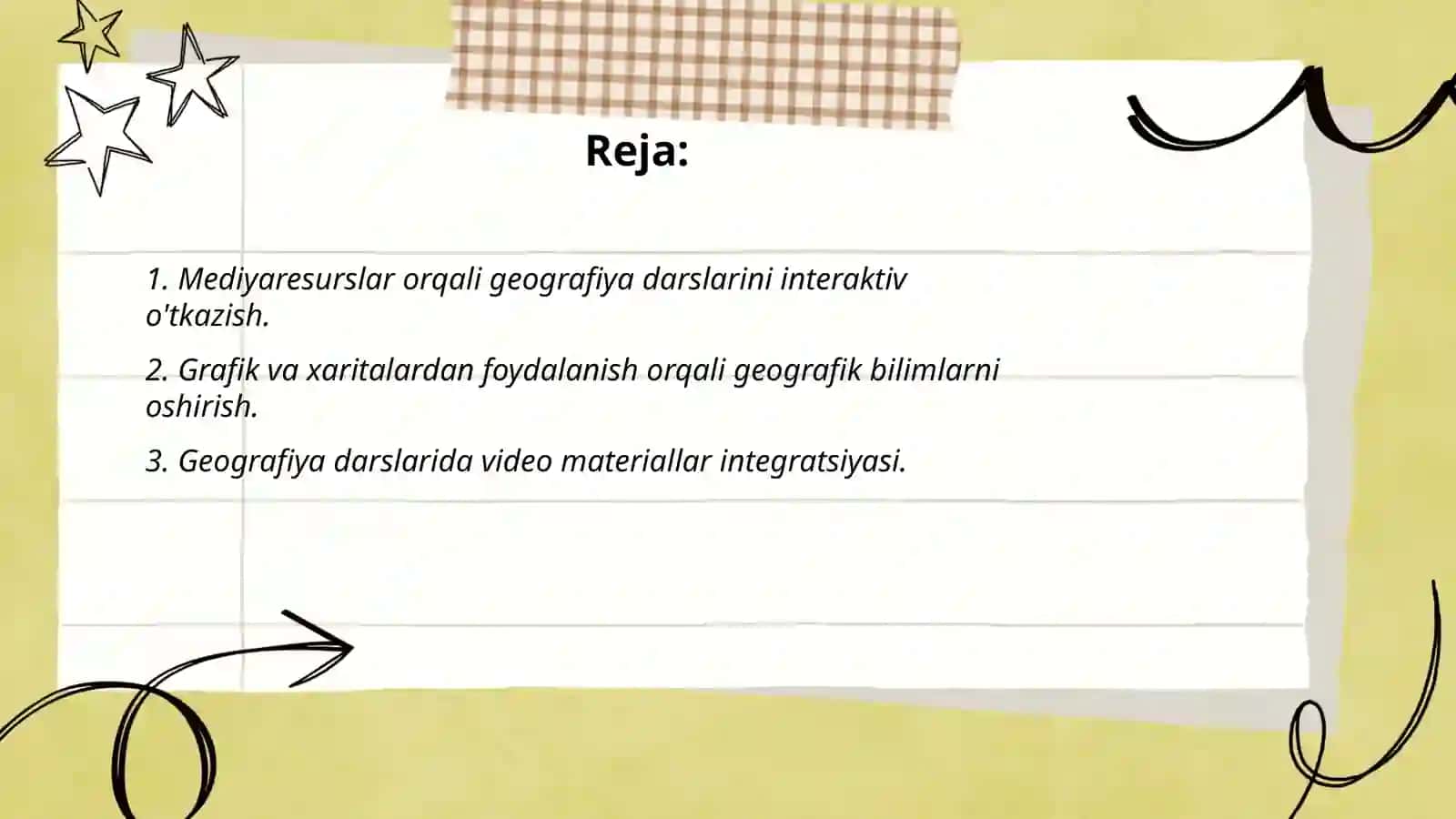 Geografiya oʻqitish metodikasi 2