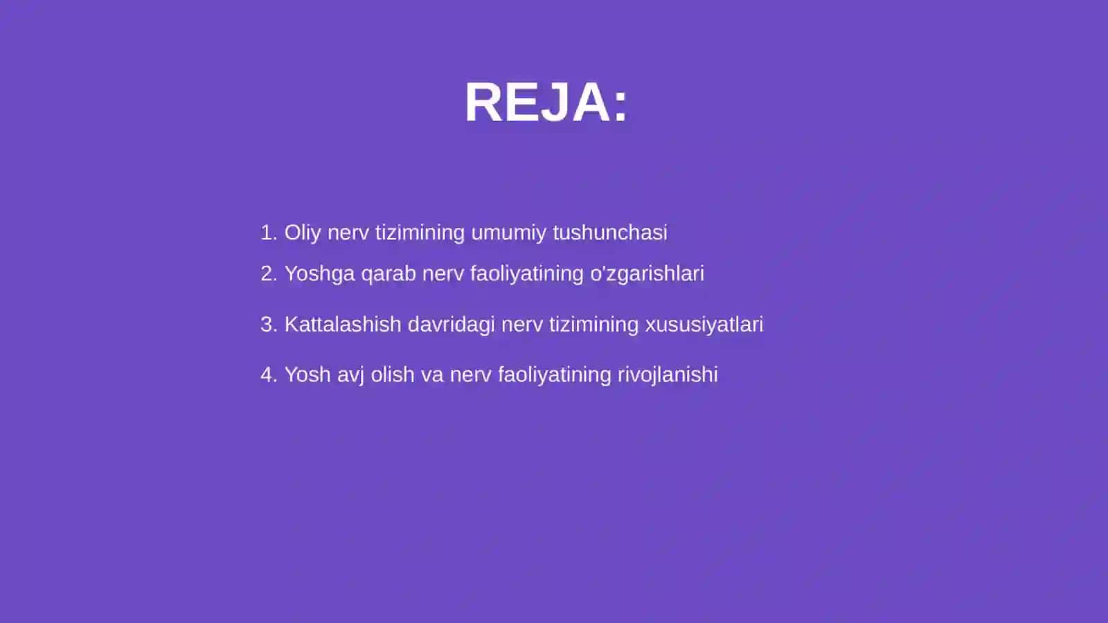 Oliy nerv faoliyatining yosh xususiyatlari va gigienasi 2