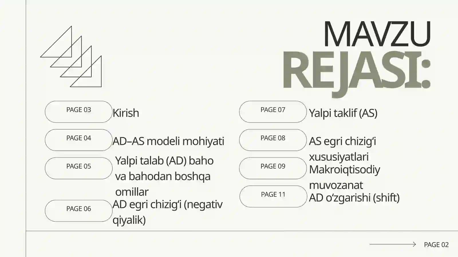 AD–AS MODELI (YALPI TALAB VA YALPI TAKLIF) 2