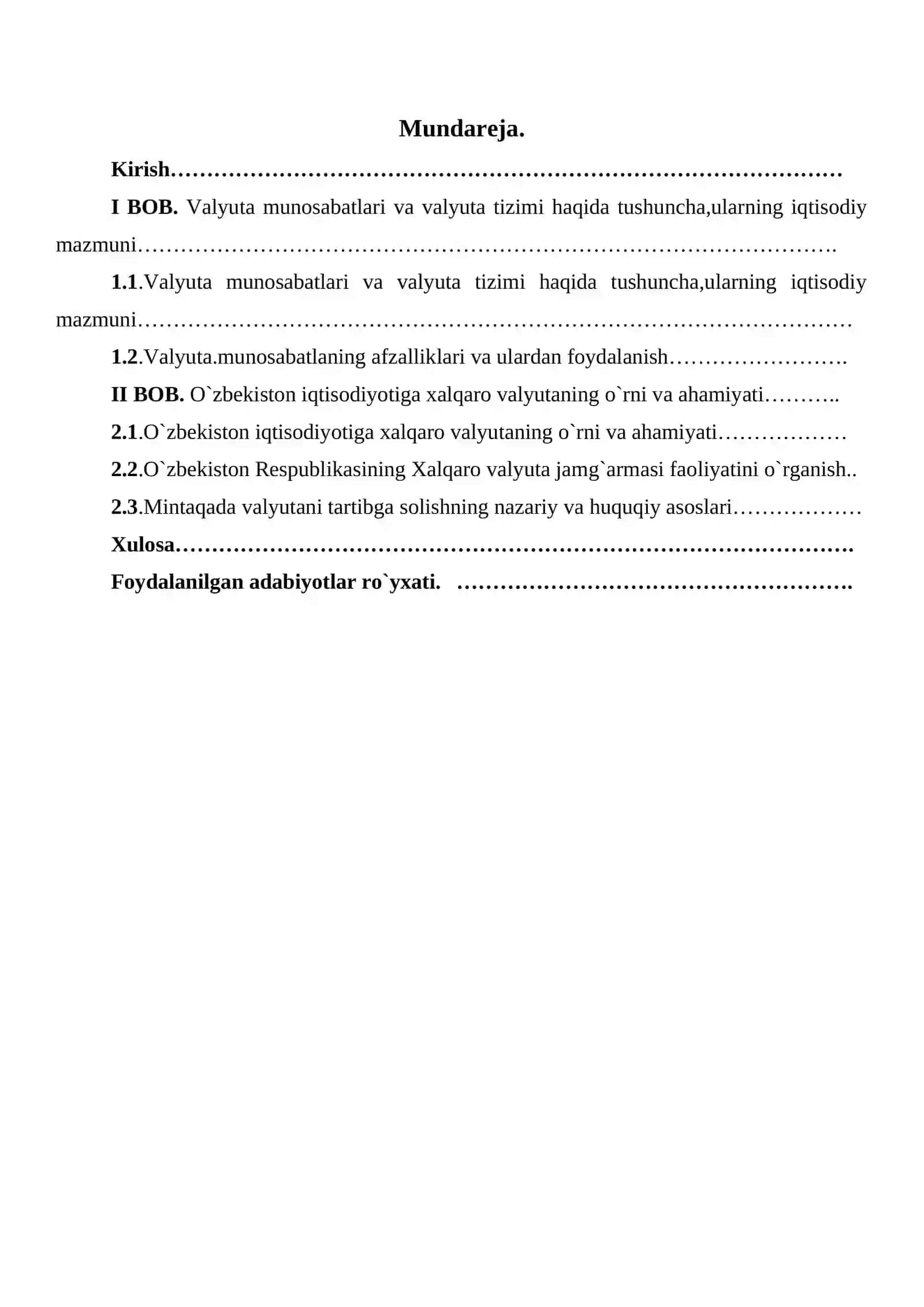 Valyuta munosabatlari va valyuta tizimi haqida tushuncha,ularning iqtisodiy mazmuni 2