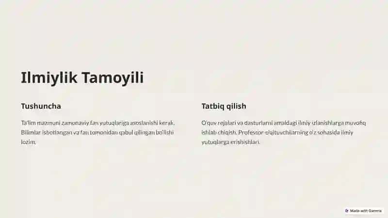 Mutaxassislik Fanlarini O‘qitishda Didaktik Tamoyillar 2