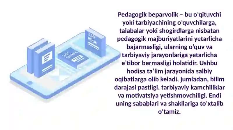 Pedagogik beparvolik: sabablari va shakllari 2