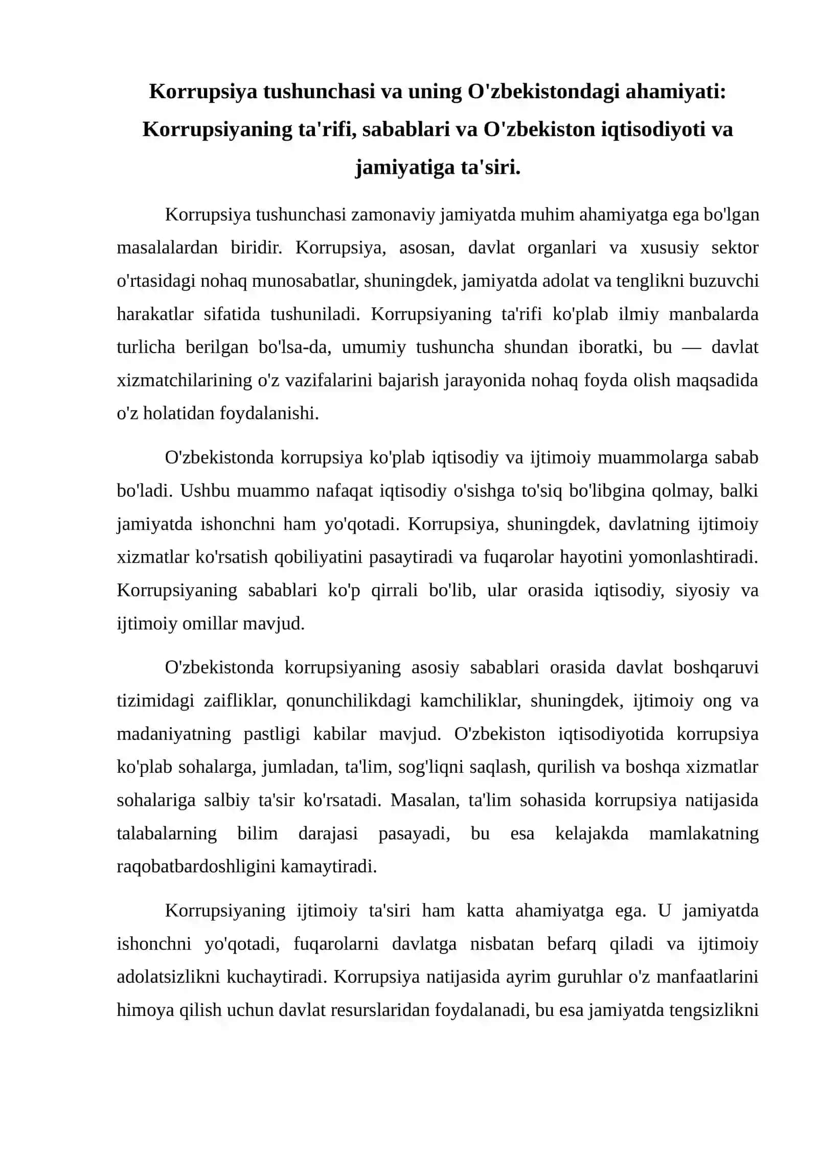 O'zbekistonda korrusiyaga qarshi kurashish mexanizmlari 2