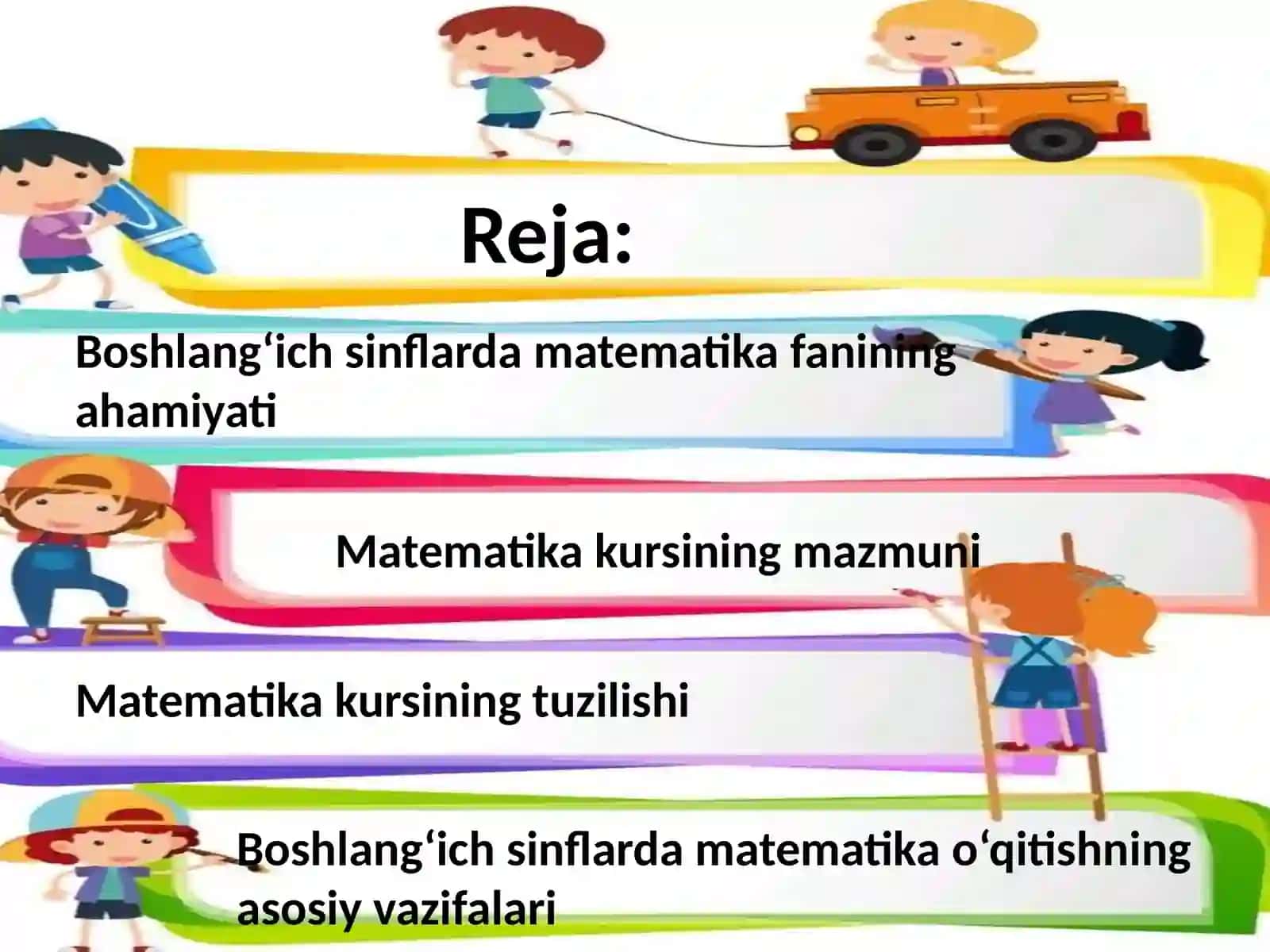 Boshlangʻinch sinflarda matematika kursining mazmuni va tuzilishi 2