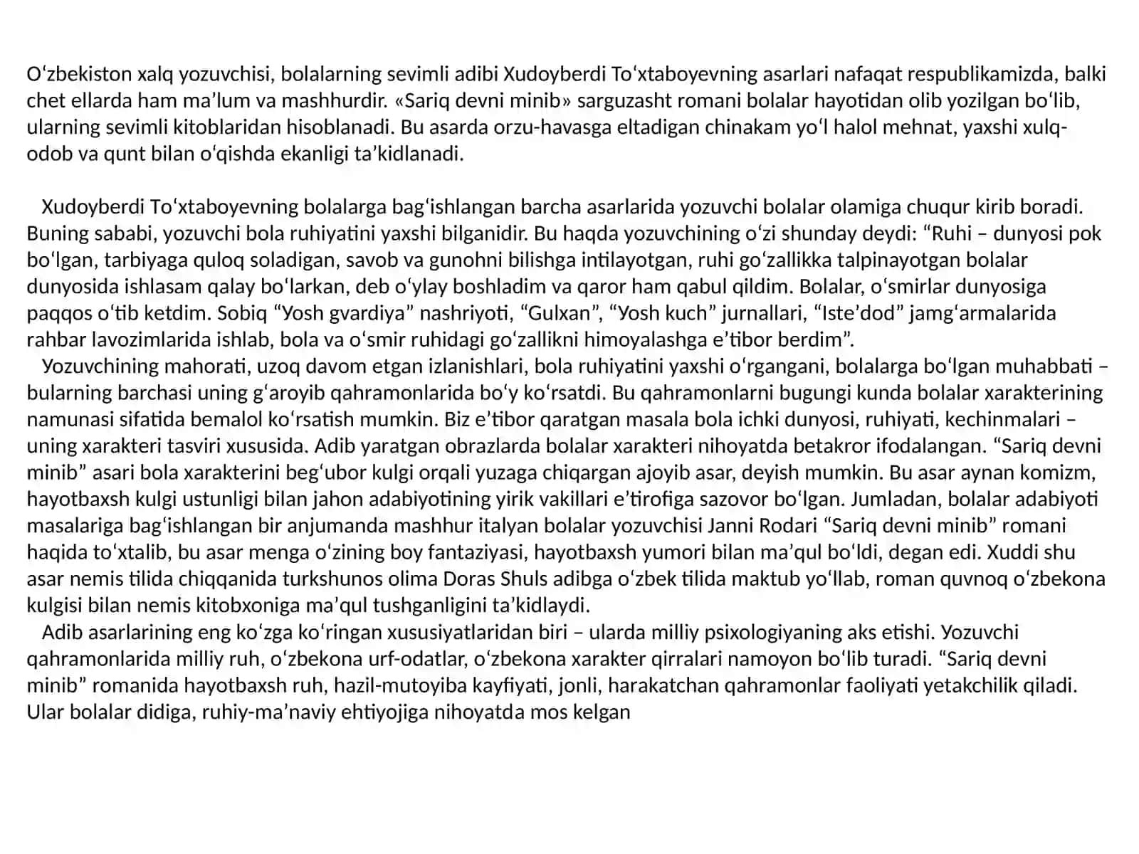 "Sariqdevniminib" 2