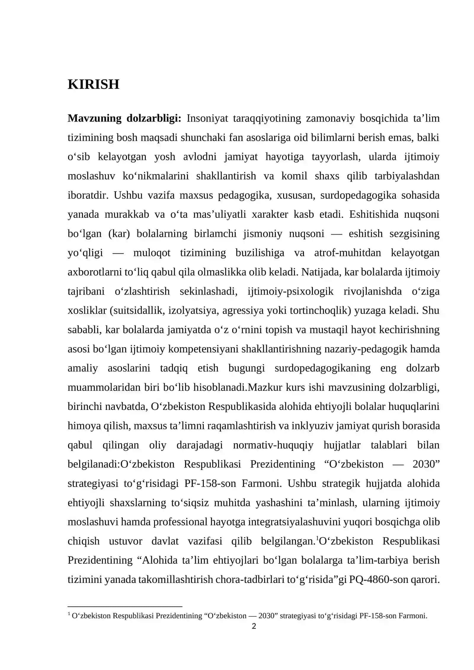 KAR BOLALARDA IJTIMOIY KOMPETENSIYANI SHAKLLANTIRISHNING NAZARIY-PEDAGOGIK ASOSLARI 2