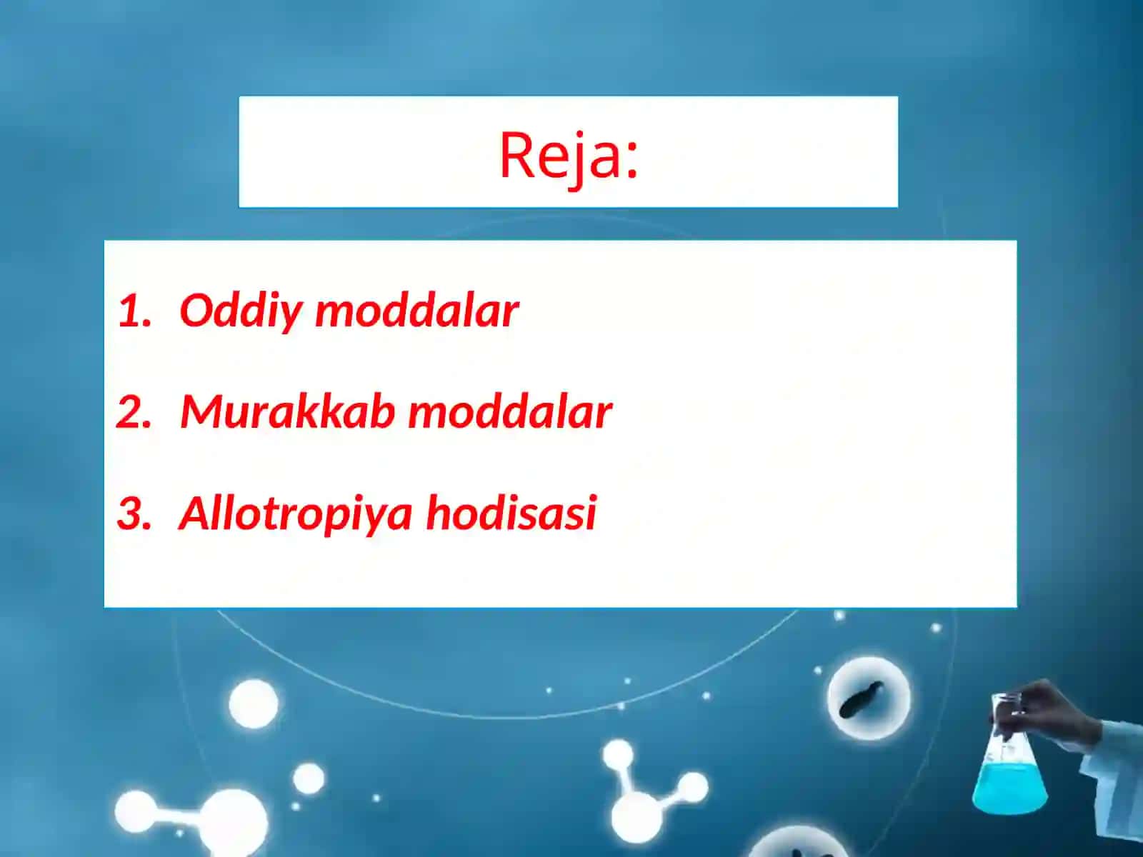 Oddiy va murakkab moddalar 2