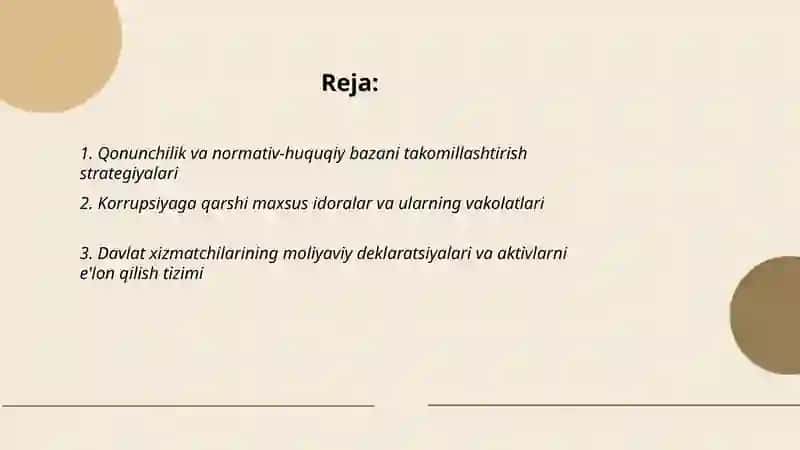 Qonunchilik va normativ-huquqiy bazani takomillashtirish strategiyalari 2