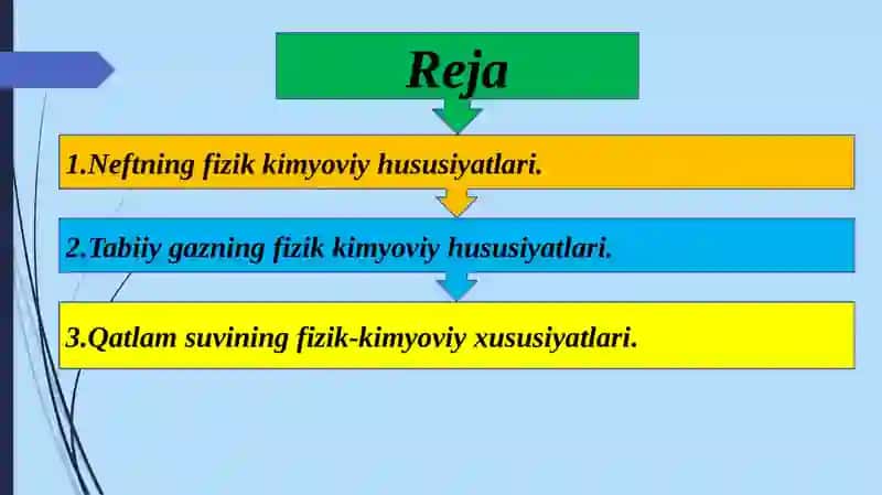Neft, tabiiygaz, kondensatvaqatlamsuvlarining fizik kimyoviy xususiyatlari 2