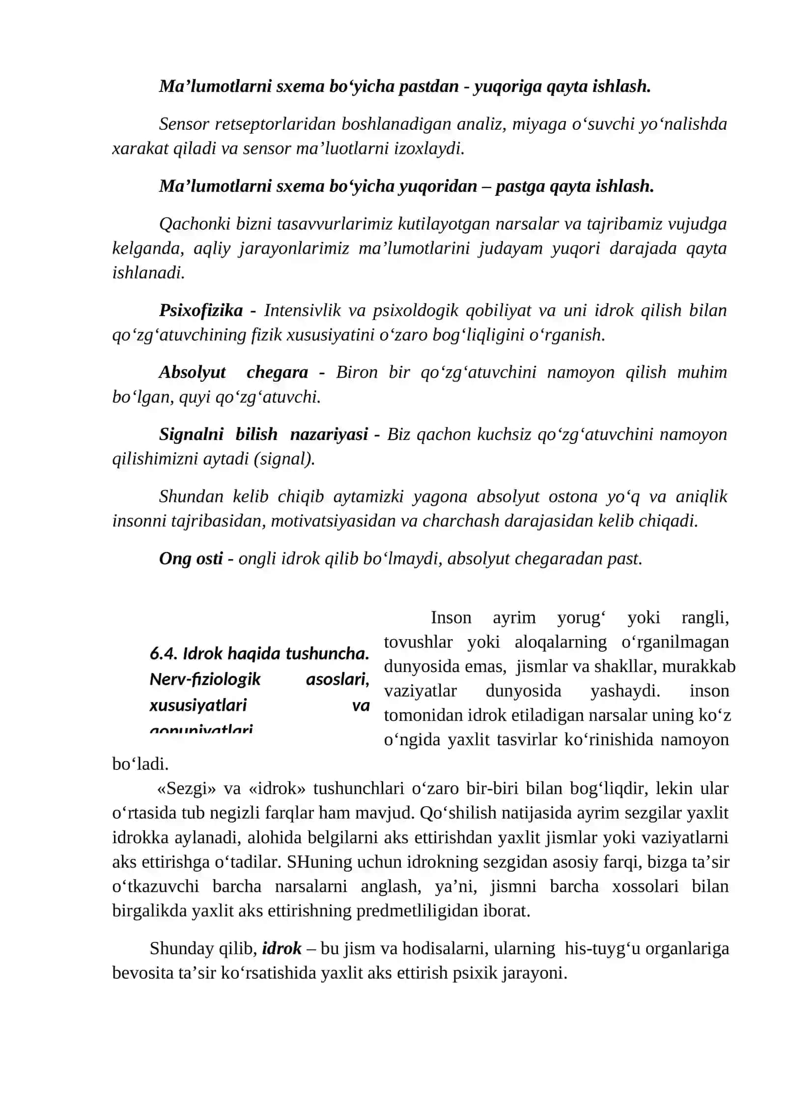 IDROK. XOTIRA 2