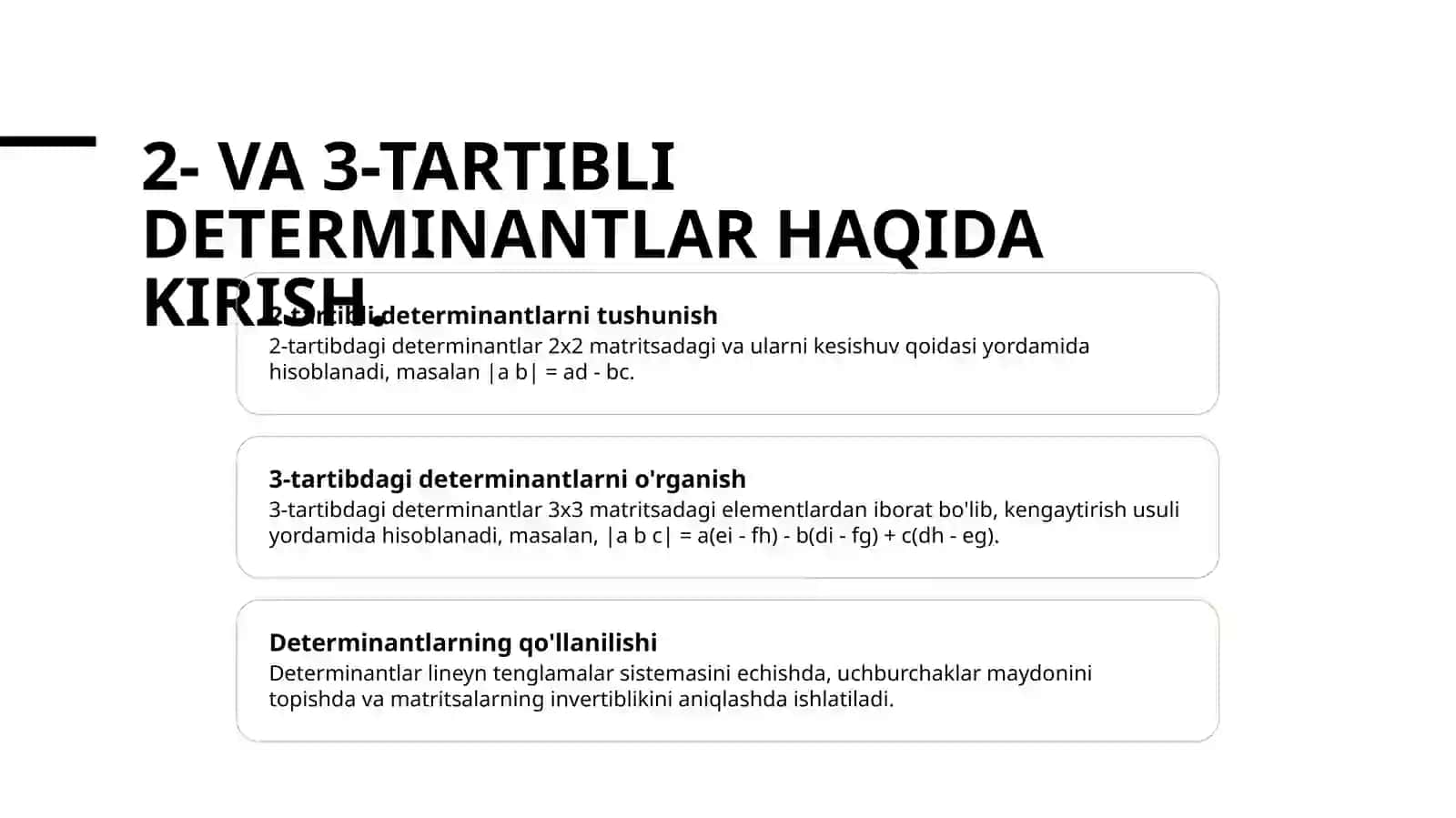 2-va3-tartiblideterminantlarvaularningxossalari.misollar 2