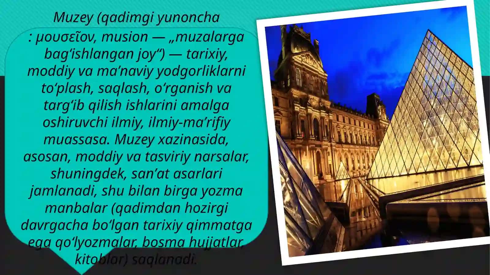 Muzeylar tarixiy xotirani jonlantirish 2