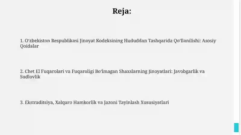 Oʻzbekiston Respublikasi Jinoyat Kodeksi 2