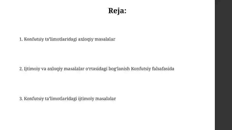 Konfutsuylik Talimotida ijtimoiy axloqiy masalalar 2
