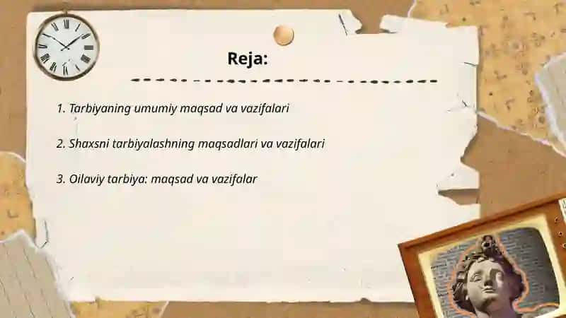 Tarbiyaning maqsad va vazifalari 2