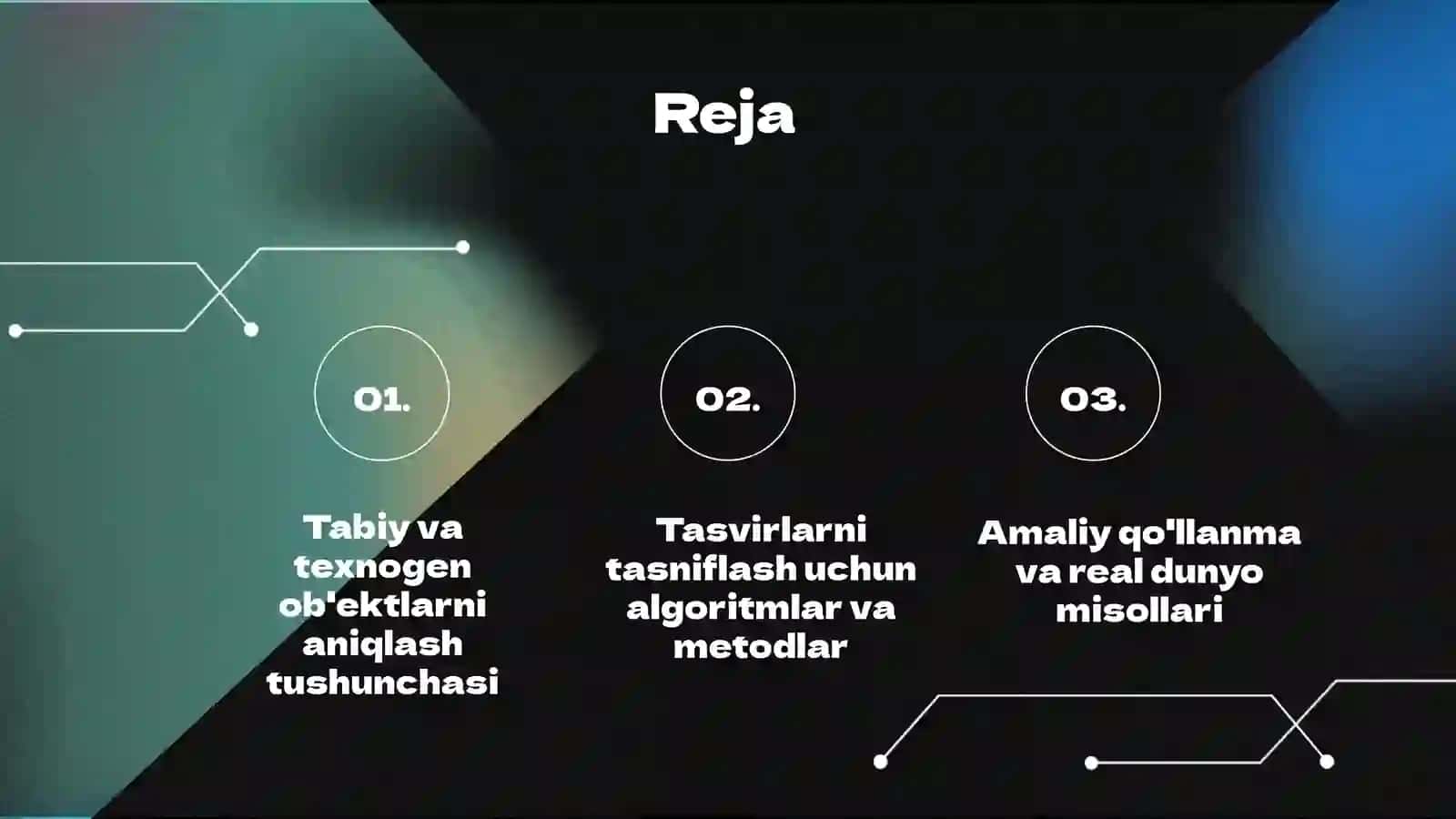 Tabiy va texnogen ob'ektlarni aniqlash uchun algoritmlar va metodlar 2