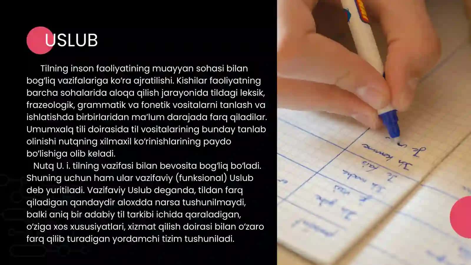 BADIIY, SOʻZLASHUV VA PUBLITSISTIK USLUBLARDAN MANT TAYYORLASH 2