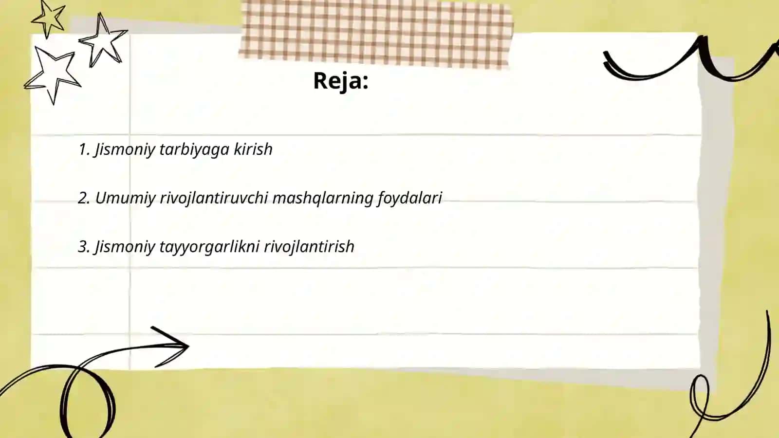 Umum rivojlantiruvchi mashqlar 2