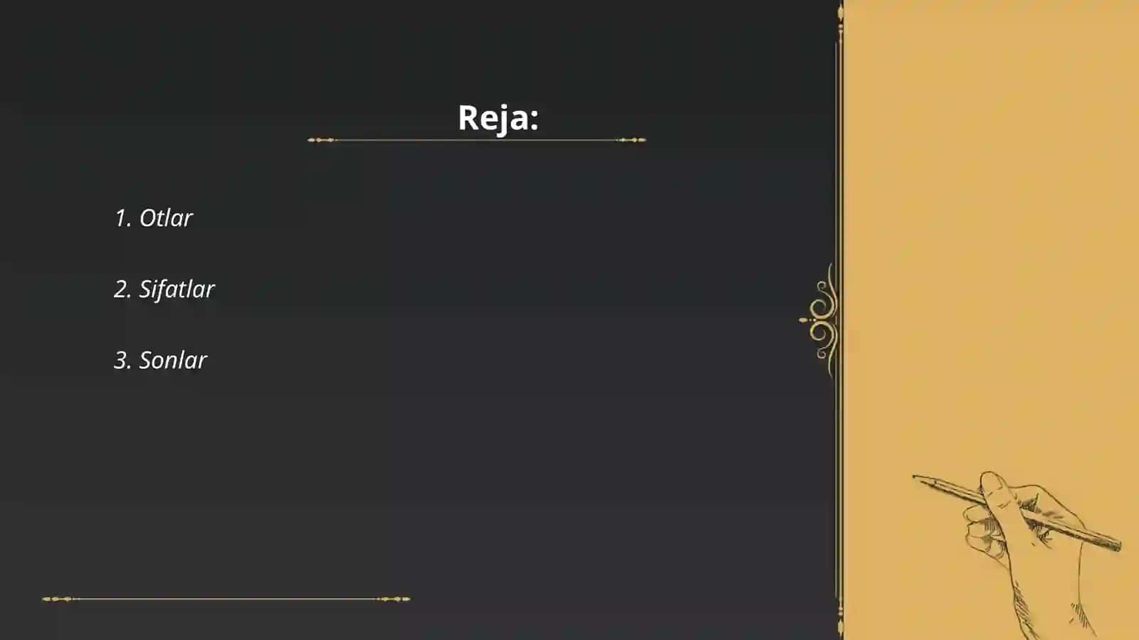 Orfografik bilimlar 2