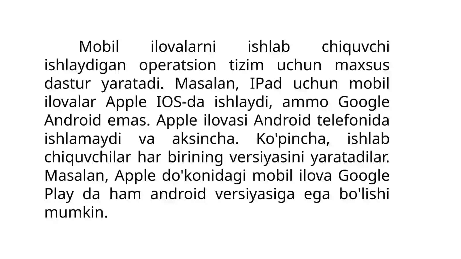 Mobil ilovalarni yaratishning dasturiy vositalari 2