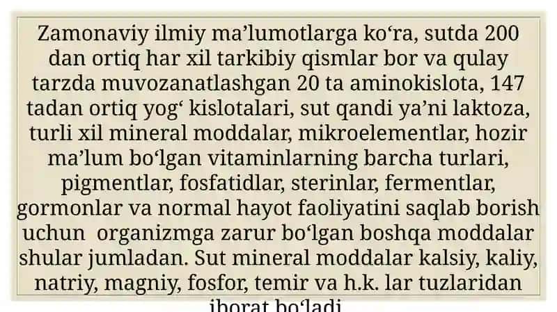 Sutni qayta ishlash va sut mahsulotlari texnalogiyasi 2