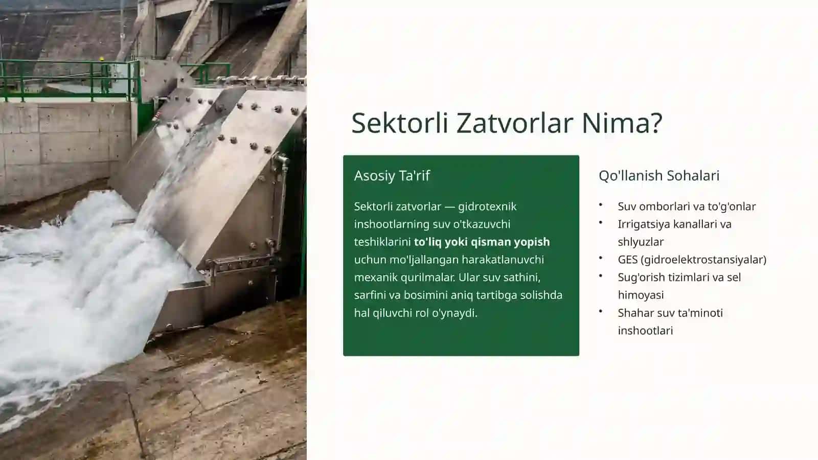 Sektorli Zatvorlarning Tarkibiy Qismlari va Konstruktiv Xususiyatlari 2