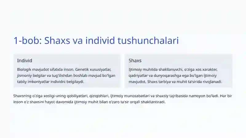 Shaxs rivojida tarbiya va muhit: O'zbek jamiyatida shaxsiy o'sish omillari 2