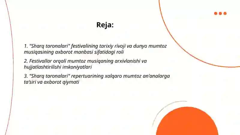 Sharq taronalari xalqaro musiqa festivali 2