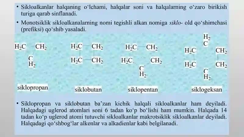 Alisiklik va geterosiklik birikmalar 2