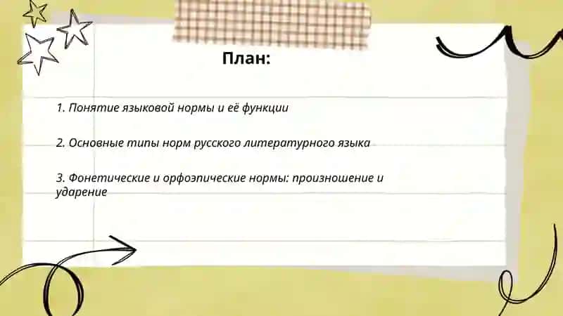Языковая норма. Основые типы норм русского литературного языка 2