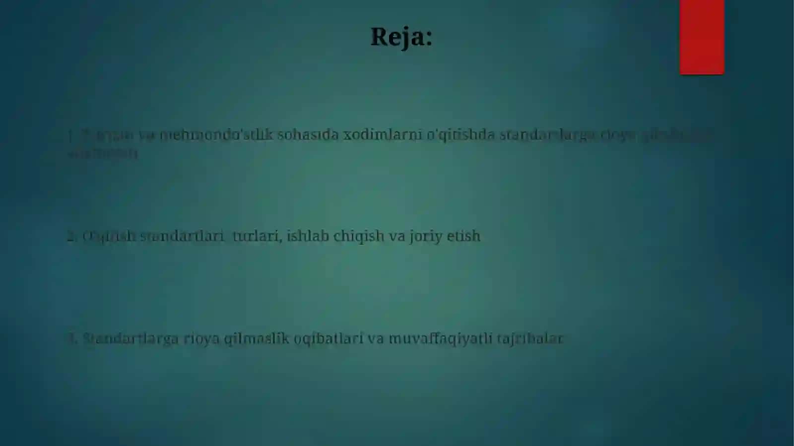 Standartlarga rioya qilishning ahamiyati va turlari 2
