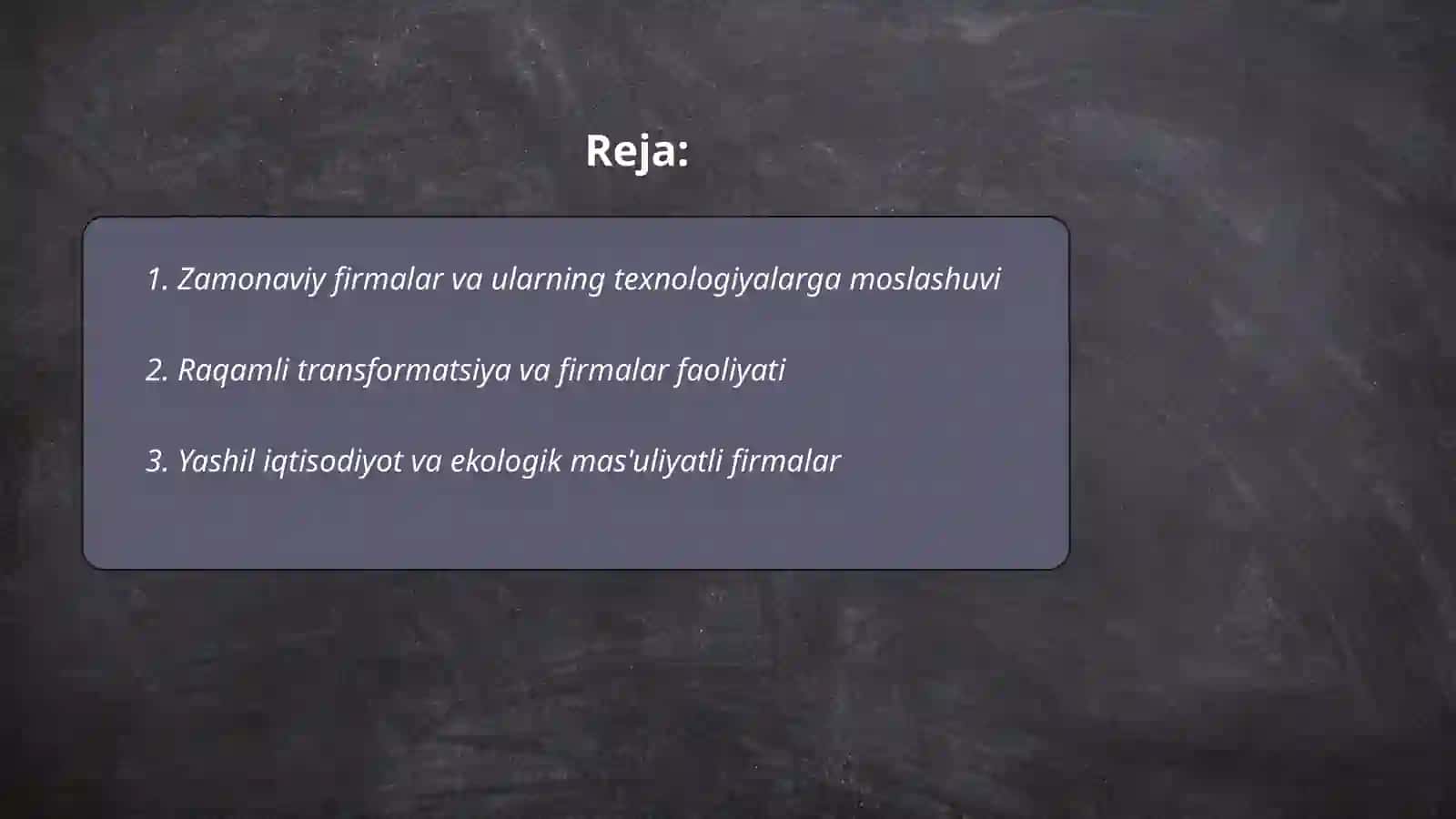 Zamonaviy firmalar va ularning funksiyalari 2
