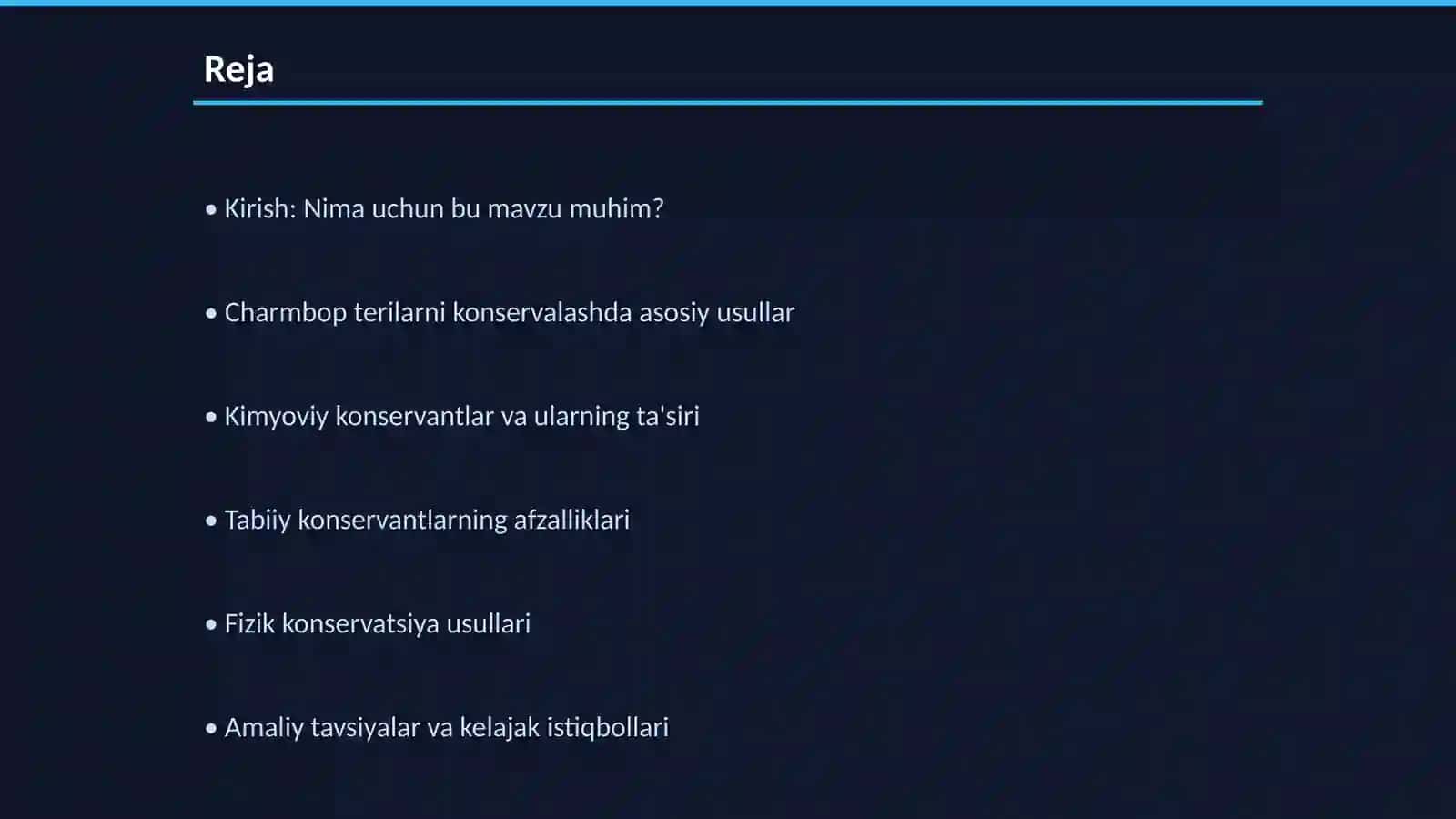 Charmbop Terilarni Konservalash Usullari 2