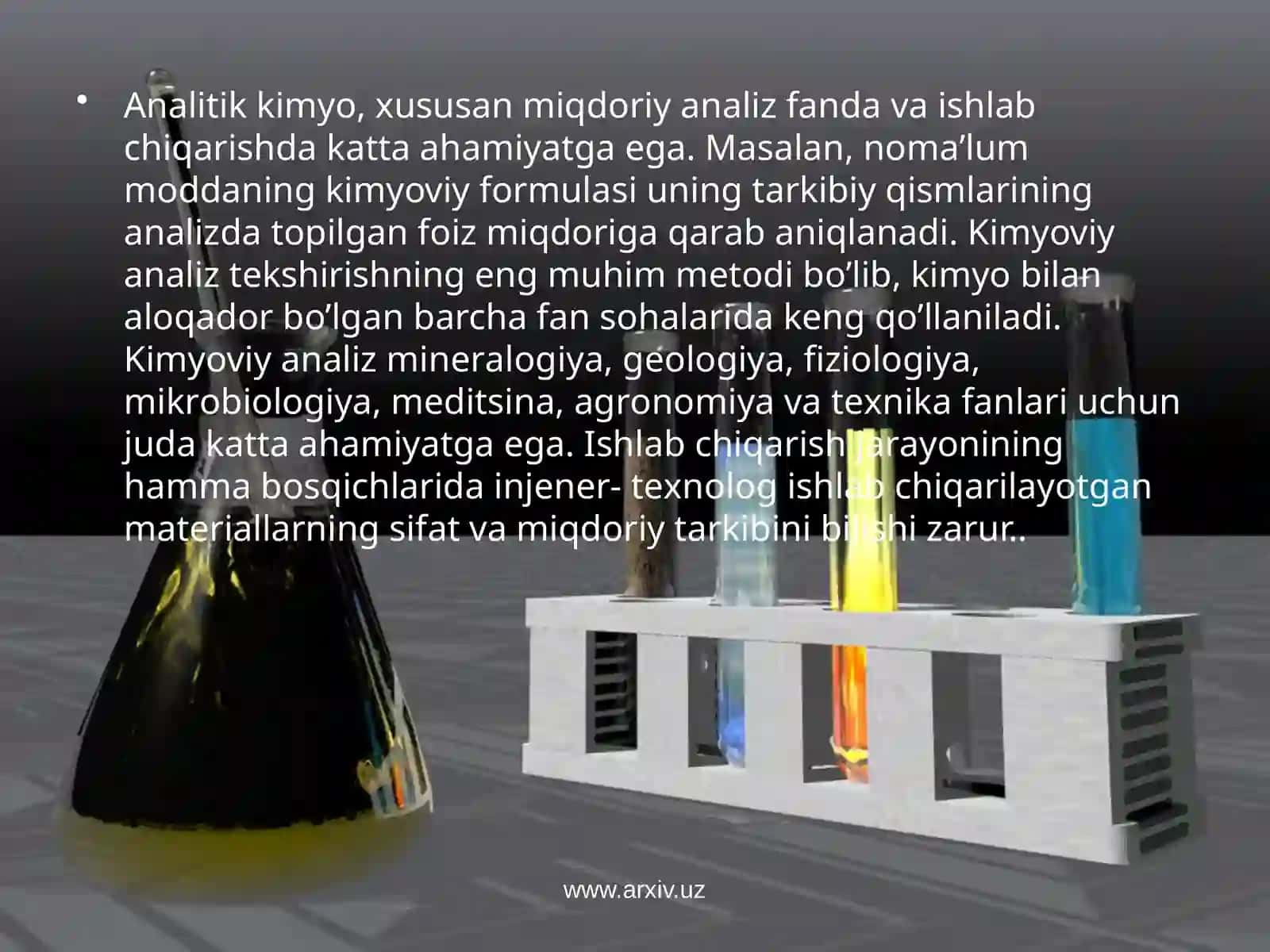 Kimyoviy analizlar 2