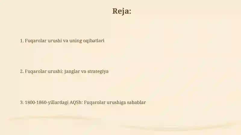 1800-1870-yillarda AQSH: Fuqarolarurushi 2
