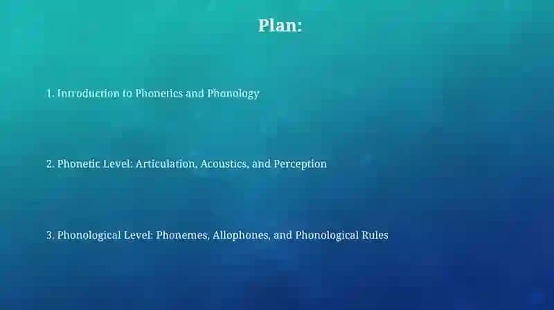 Typology of phonetic and phonological levels of English language 2