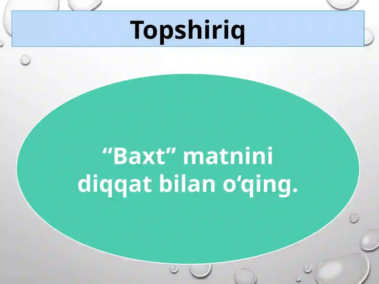 Matn valug‘at ustida ishlash 2