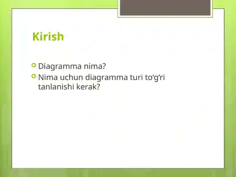 Diagrammaturini tanlash 2