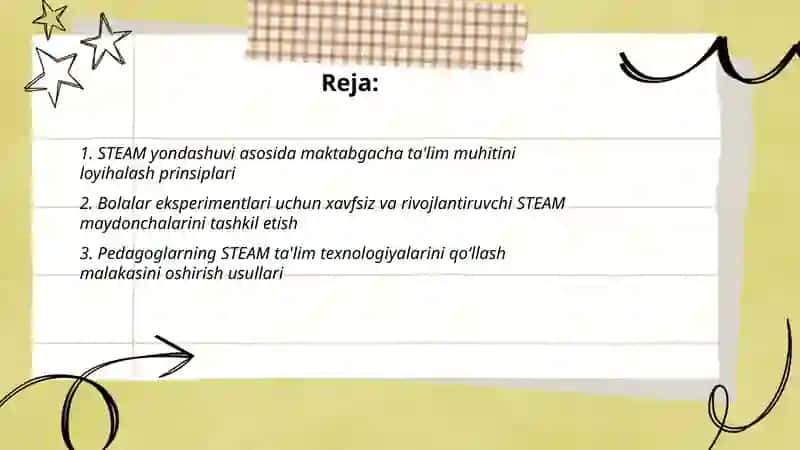 STEAM texnalogiyasi taqdimoti 2