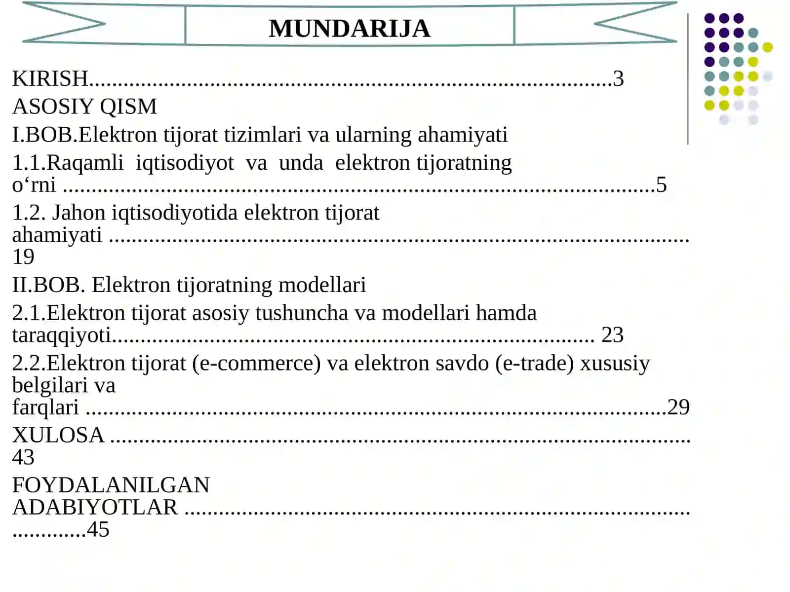 Moliya va Moliyaviy Texnologiyalar Yo‘nalishi Mutaxassisligi Bitiruvchisi 2