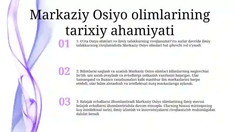 Yuksak Ma'Naviyatli Yoshlarni Tarbiyalashda O'Rta Osiyo Allomalari Ilmiy Merosining O'Rni 2