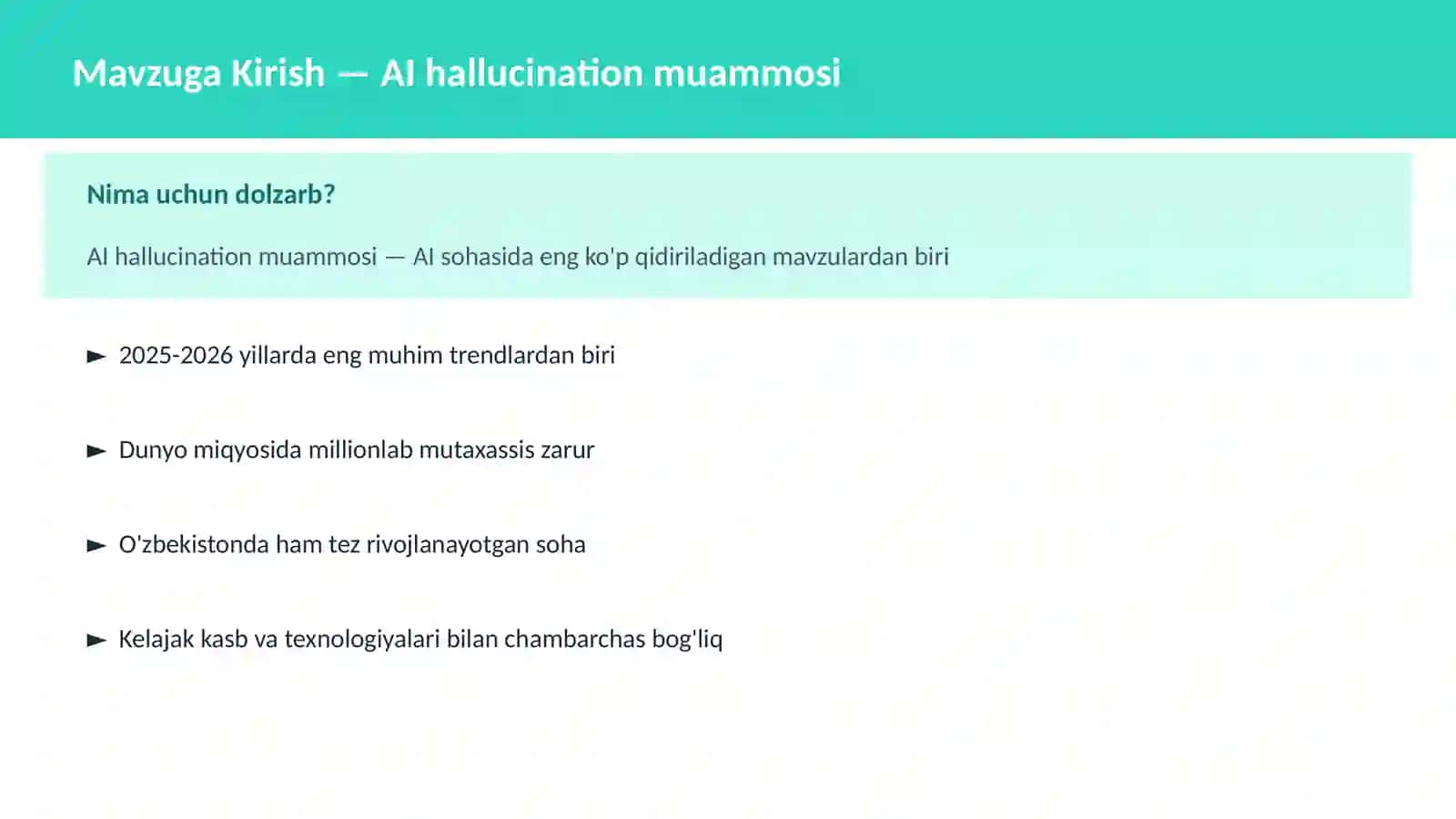 AI | GENERATIVE AI VA LLM 2
