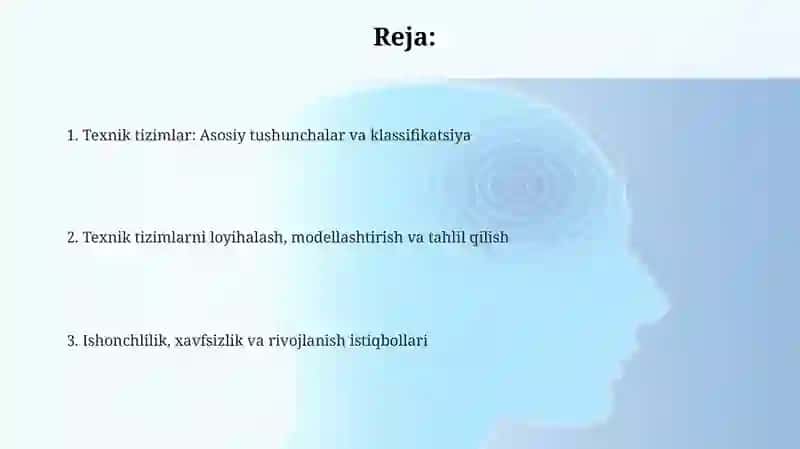 Texnik tizimlar 2