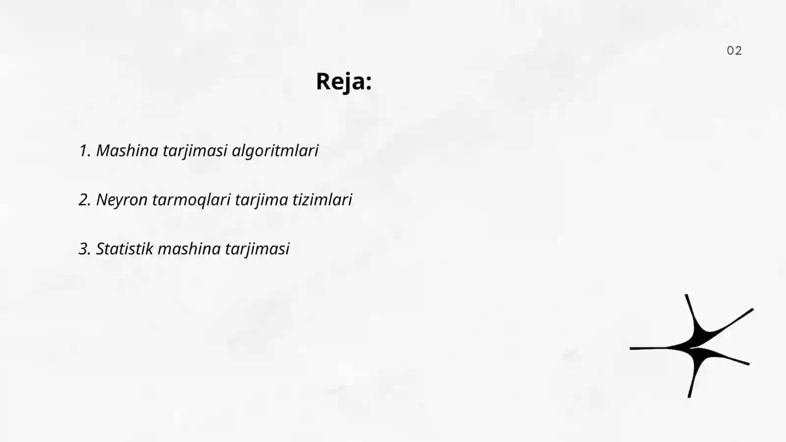 Mashina tarjimasi algoritmlari 2