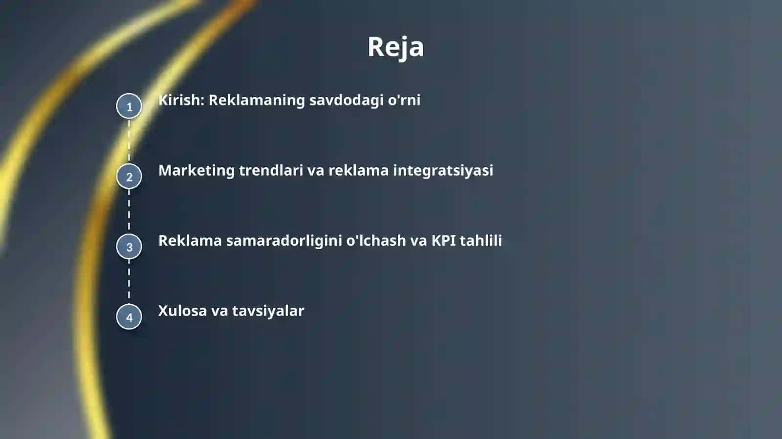 Savdo yo’nalishida reklamani o’rni 2