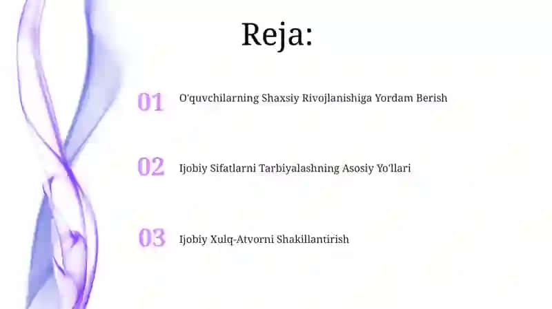 Ijobiy fazilatlarni rivojlantirishning ahamiyati 2