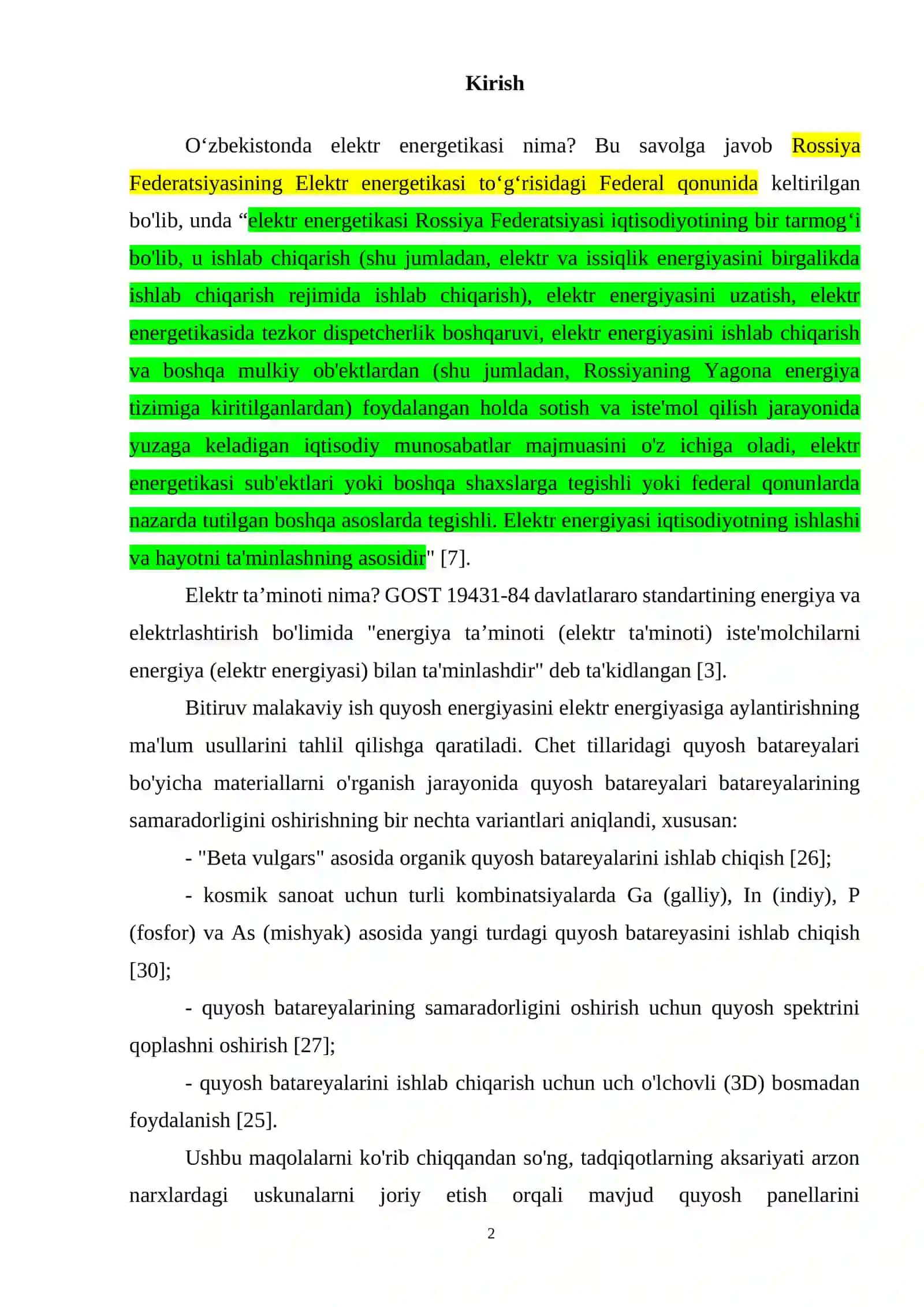 Quyosh bateriyalarining samaradorligini oshirish usullari 2