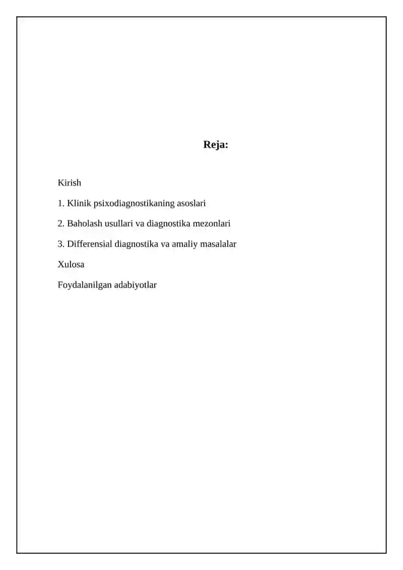 Klinik psixodiagnostika 2