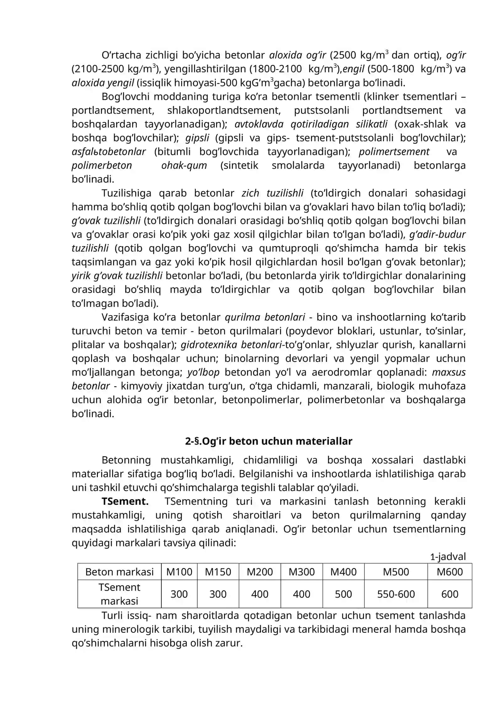 Betonlar 2