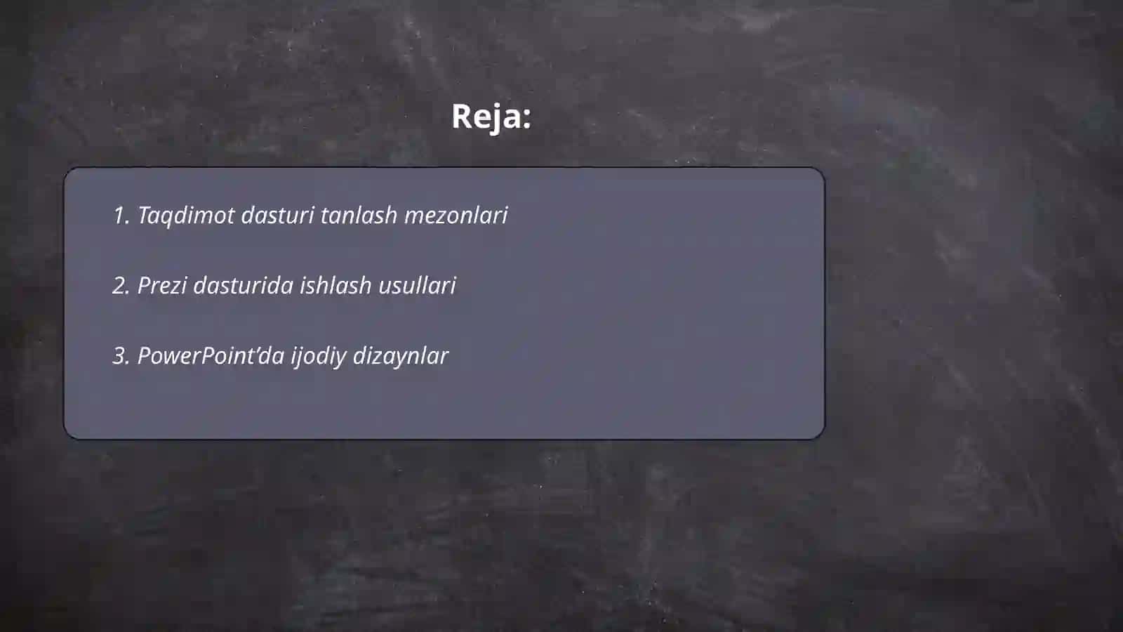 Taqdimot dasturlari PowerPoint Prezi Focusky va boshqa dasturlari 2